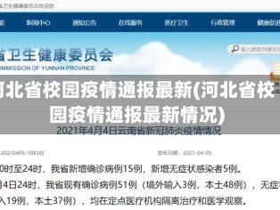 河北省校园疫情通报最新(河北省校园疫情通报最新情况)