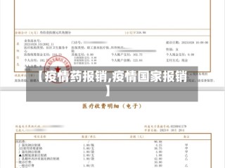 【疫情药报销,疫情国家报销】