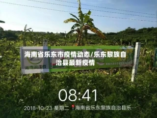 海南省乐东市疫情动态/乐东黎族自治县最新疫情