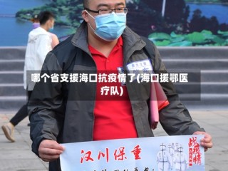 哪个省支援海口抗疫情了(海口援鄂医疗队)