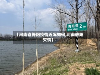 【河南省舞阳疫情近况如何,河南舞阳灾情】