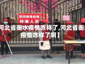 【河北省衡水疫情咋样了,河北省衡水疫情咋样了啊】