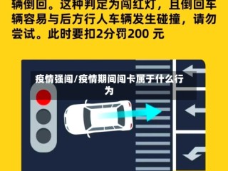疫情强闯/疫情期间闯卡属于什么行为