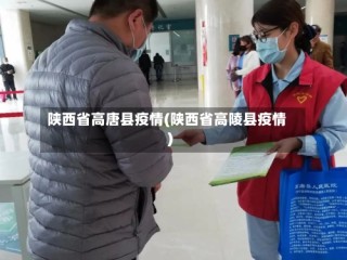 陕西省高唐县疫情(陕西省高陵县疫情)