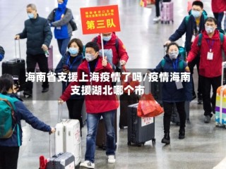 海南省支援上海疫情了吗/疫情海南支援湖北哪个市
