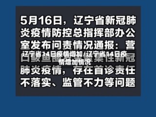 辽宁省14日疫情增加/辽宁省14日疫情增加情况