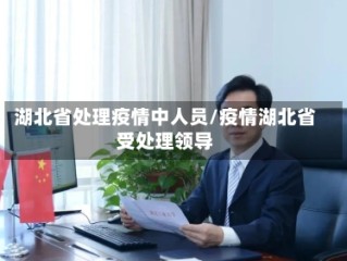 湖北省处理疫情中人员/疫情湖北省受处理领导