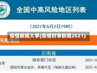 疫情新闻大事(疫情时事新闻2021)