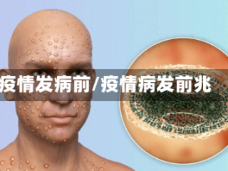 疫情发病前/疫情病发前兆