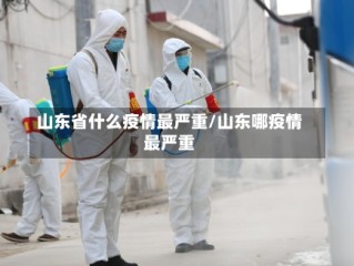 山东省什么疫情最严重/山东哪疫情最严重