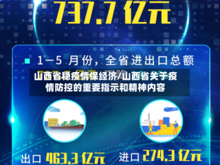 山西省稳疫情保经济/山西省关于疫情防控的重要指示和精神内容