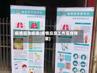 疫情应急报道(疫情应急工作宣传预案)