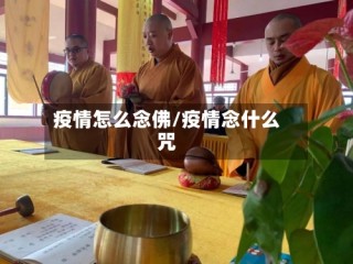 疫情怎么念佛/疫情念什么咒