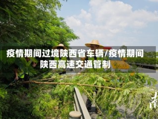 疫情期间过境陕西省车辆/疫情期间陕西高速交通管制