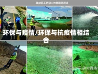 环保与疫情/环保与抗疫情相结合