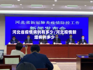 河北省疫情病例有多少/河北疫情新增病例多少