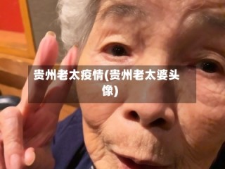 贵州老太疫情(贵州老太婆头像)