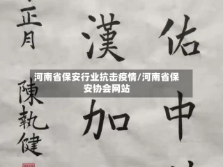 河南省保安行业抗击疫情/河南省保安协会网站