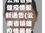 云南省镇雄疫情最新通告(云南省镇雄疫情最新通告消息)