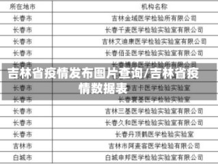 吉林省疫情发布图片查询/吉林省疫情数据表
