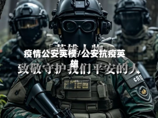 疫情公安英模/公安抗疫英雄
