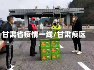 甘肃省疫情一线/甘肃疫区