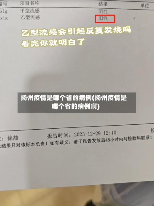 扬州疫情是哪个省的病例(扬州疫情是哪个省的病例啊)-第1张图片