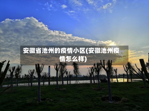 安徽省池州的疫情小区(安徽池州疫情怎么样)-第2张图片