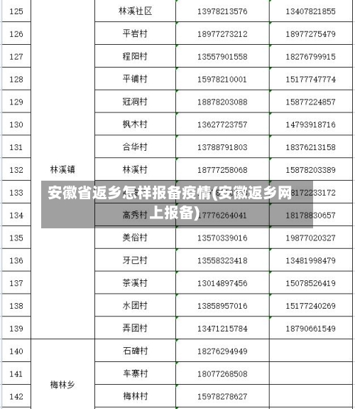 安徽省返乡怎样报备疫情(安徽返乡网上报备)-第1张图片