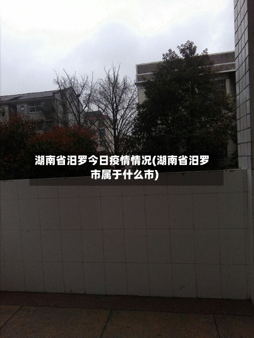 湖南省汨罗今日疫情情况(湖南省汨罗市属于什么市)-第2张图片