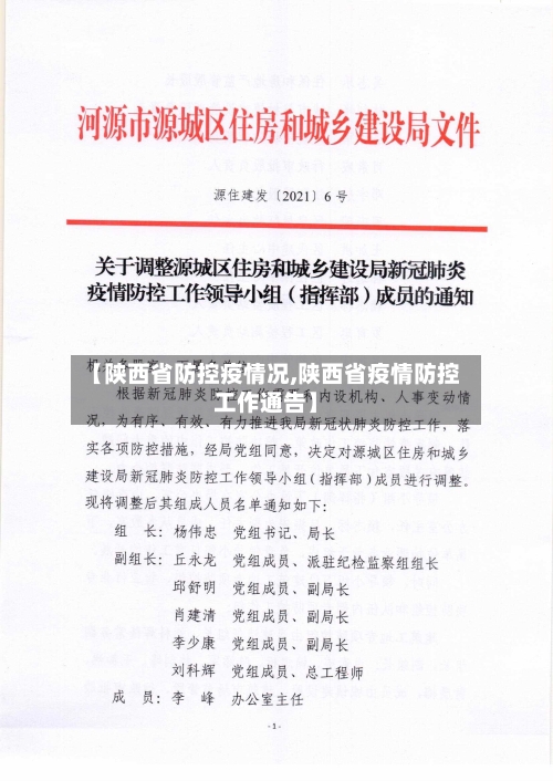 【陕西省防控疫情况,陕西省疫情防控工作通告】-第1张图片