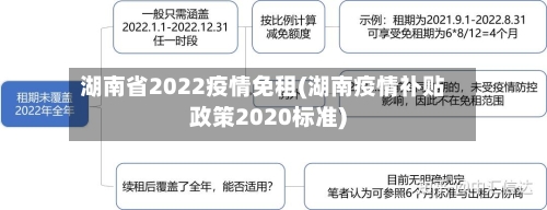湖南省2022疫情免租(湖南疫情补贴政策2020标准)-第3张图片