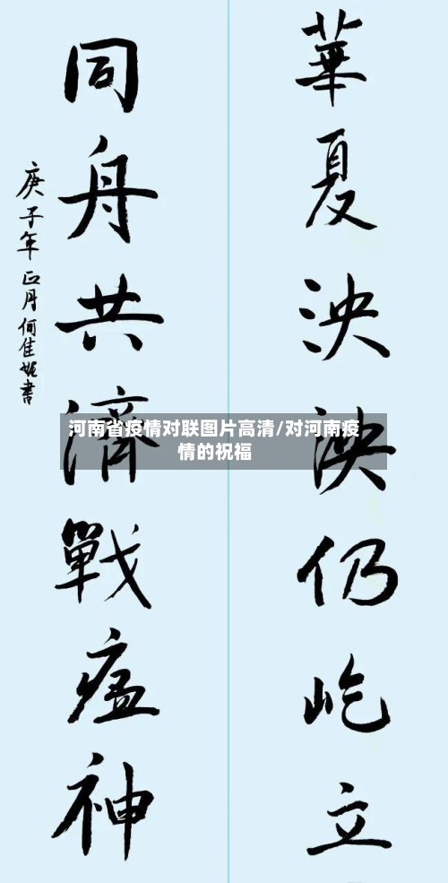 河南省疫情对联图片高清/对河南疫情的祝福-第1张图片