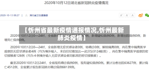 【忻州省最新疫情通报情况,忻州最新肺炎疫情】-第2张图片
