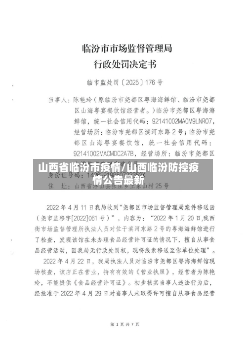 山西省临汾市疫情/山西临汾防控疫情公告最新-第2张图片