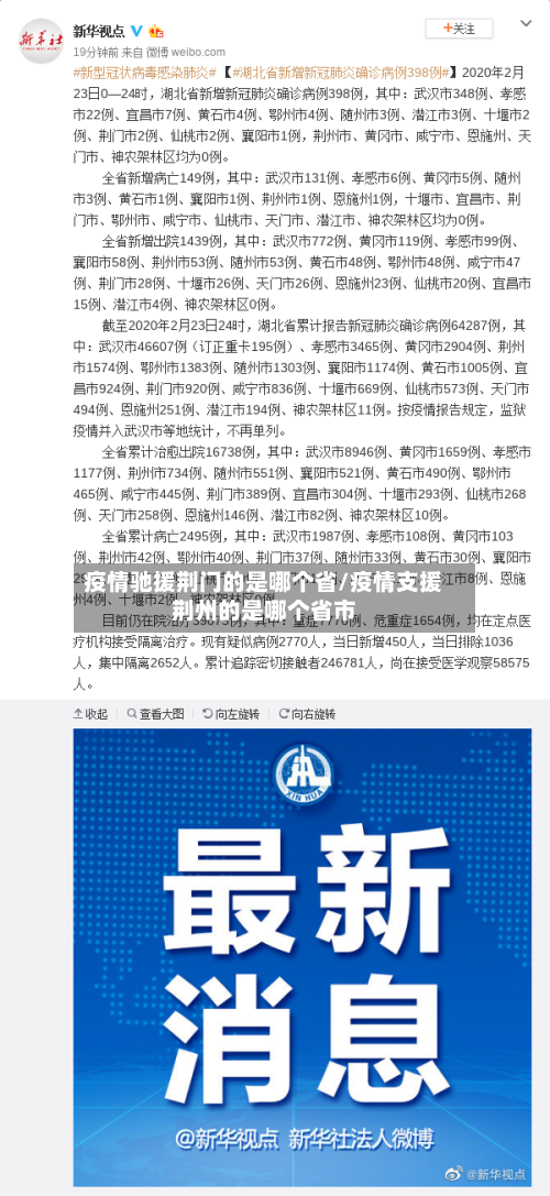 疫情驰援荆门的是哪个省/疫情支援荆州的是哪个省市-第1张图片