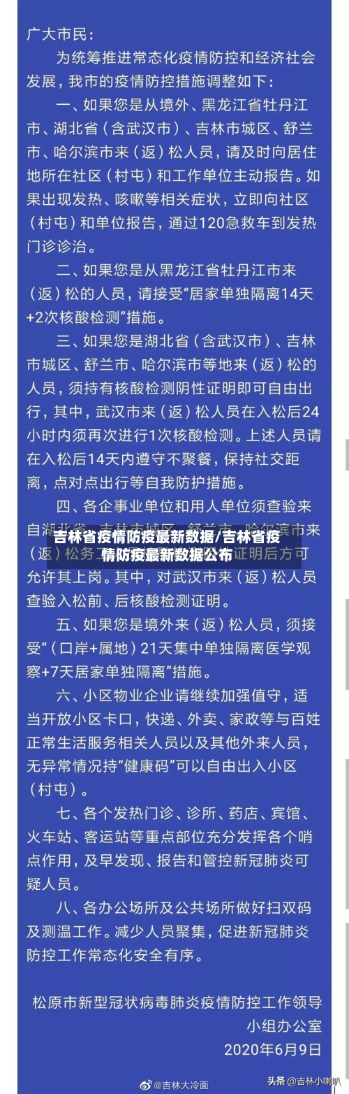 吉林省疫情防疫最新数据/吉林省疫情防疫最新数据公布-第1张图片