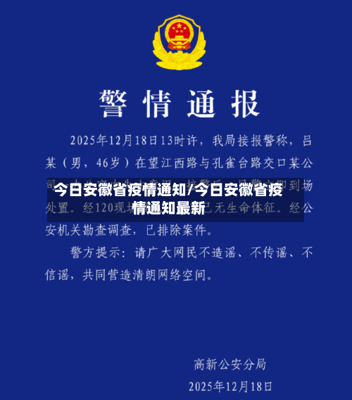 今日安徽省疫情通知/今日安徽省疫情通知最新-第1张图片