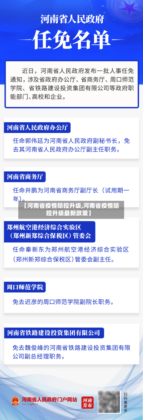 【河南省疫情防控升级,河南省疫情防控升级最新政策】-第1张图片