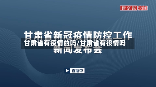 甘肃省有疫情的吗/甘肃省有役情吗-第1张图片