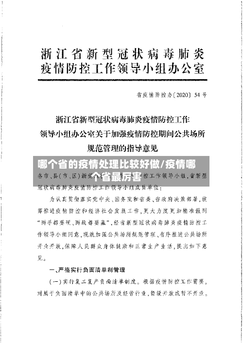 哪个省的疫情处理比较好做/疫情哪个省最厉害-第1张图片