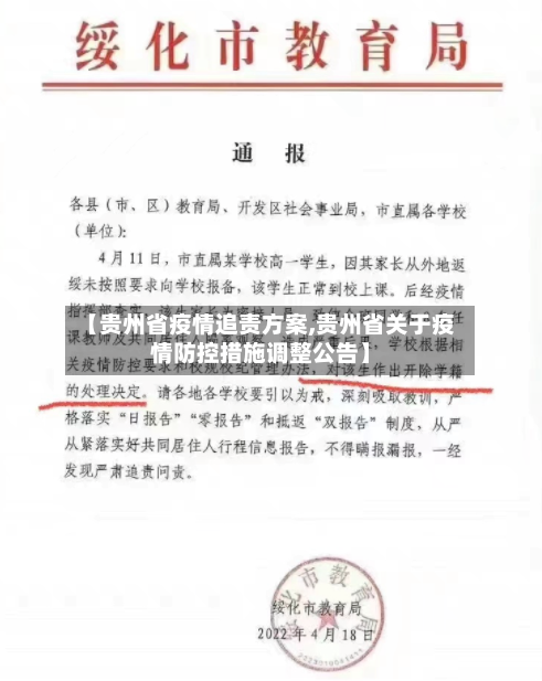 【贵州省疫情追责方案,贵州省关于疫情防控措施调整公告】-第1张图片