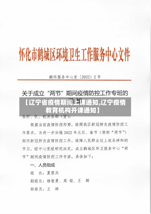 【辽宁省疫情期间上课通知,辽宁疫情教育机构开课通知】-第1张图片