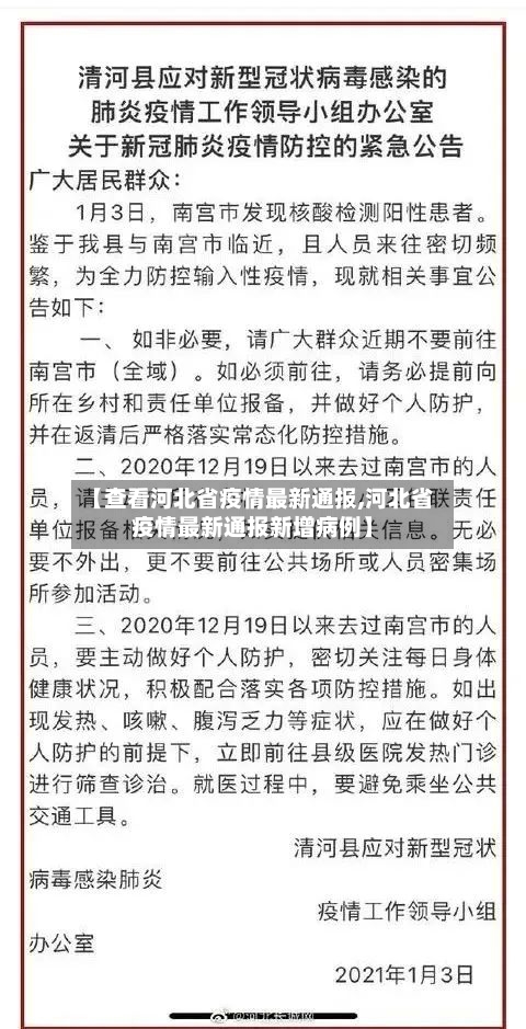 【查看河北省疫情最新通报,河北省疫情最新通报新增病例】-第1张图片