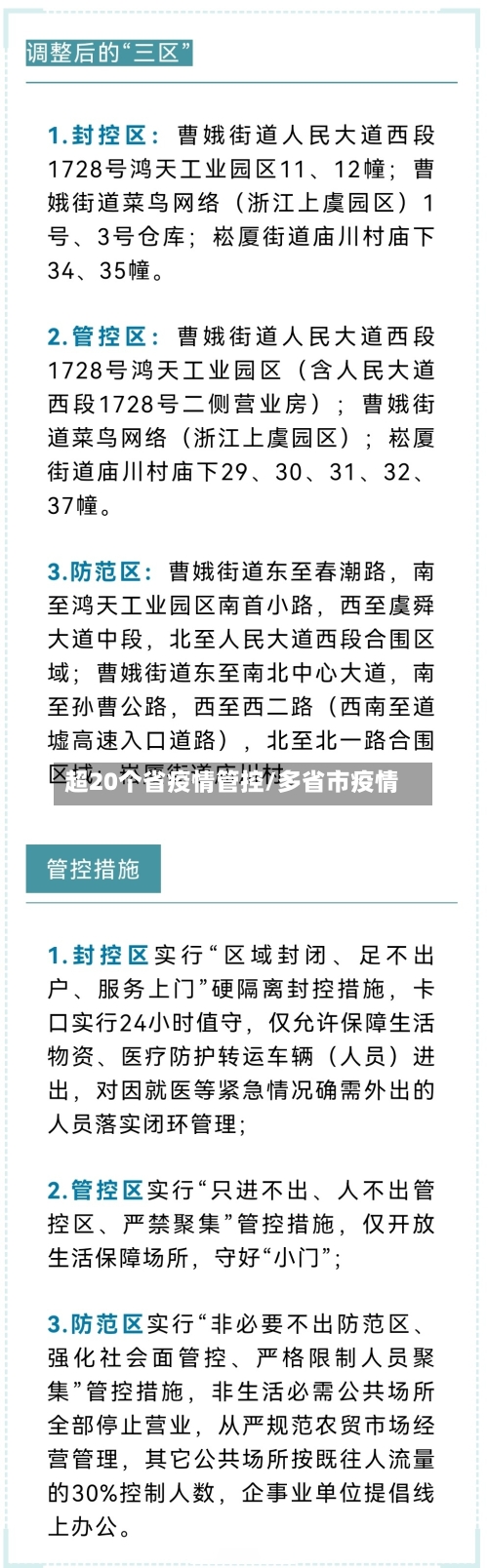 超20个省疫情管控/多省市疫情-第3张图片