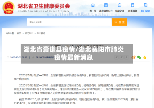 湖北省囊谦县疫情/湖北襄阳市肺炎疫情最新消息-第1张图片