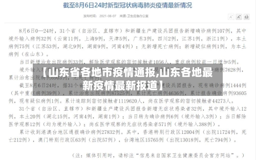 【山东省各地市疫情通报,山东各地最新疫情最新报道】-第1张图片