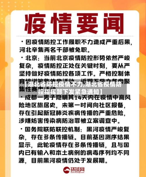 【湖北省防控疫情不力,湖北省疫情防控指挥部下发紧急通知】-第2张图片