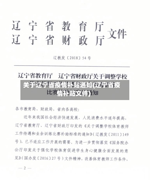 关于辽宁省疫情补贴通知(辽宁省疫情补贴文件)-第2张图片
