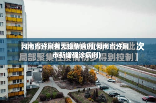 河南省许昌有无疫情病例(河南省许昌市新增确诊病例)-第2张图片